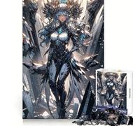 Magnifiques Puzzles d'anges en Cristal pour Adultes, 1000 pièces, Exercice Intelligent, Divertissement léger, Bords précis, pour Les fêtes (38x26cm)