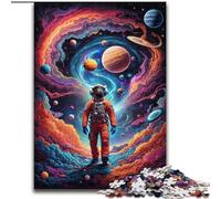 Magnifiques Puzzles d'astronautes 1000 pièces pour Adultes et Adolescents, pour Passer Un Bon Moment à la Maison et renforcer l'amour Entre Couples (26x38cm)