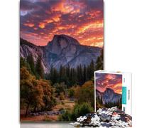 Magnifiques Puzzles de 1000 pièces représentant Une rivière de Montagne pour Adultes et Adolescents Stimulez Votre Cerveau Jouets addictifs pour cultiver la Patience Une œuvre d'art (75x50cm)