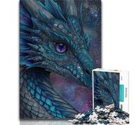 Magnifiques Puzzles de Dragon avec Galaxie Scintillante pour Adultes, aident Le Cerveau à exercer des Jouets addictifs pour cultiver la Patience et l'interaction Parent-Enfant 70x100cm