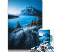 Magnifiques Puzzles de Montagnes et de Lacs pour Adultes, 1 000 pièces, pour Tuer Le Temps en Vacances avec des pièces de Formes aléatoires entièrement emboîtables (38x26cm)