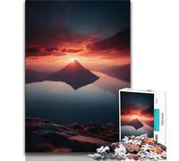 Magnifiques Puzzles de Montagnes et de Lacs pour Adultes 1000 pièces, Jeu éducatif Difficile à compléter mais Amusant et Humoristique pour Un Anniversaire 50x75cm