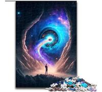 Magnifiques Puzzles de planètes extraterrestres pour Adultes Puzzles de 1000 pièces pour Adultes Casse-tête et décoration d'intérieur Cadeau de Vacances idéal Taille : 38x26cm