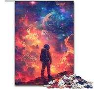 Magnifiques Puzzles de scènes spatiales pour Adolescents, Puzzle de 1000 pièces, Jeux éducatifs, Jouets à Faire soi-même avec Affiche et fiche de Questions-réponses pour Les 14 Ans et Plus (26x38cm)