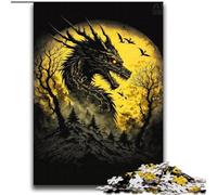 Magnifiques Puzzles Dragon doré pour Adolescents (2000 pièces), Jouets éducatifs et éducatifs pour la Famille, adaptés à la décoration de Bureau (70x100cm)