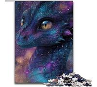 Magnifiques Puzzles Dragon et Galaxie Scintillante pour Adultes et Ados 1000 Pièces, Jouets de Jeu Stimulants Décoration Murale Cadeaux d'anniversaire et de Noël Uniques (26x38cm)