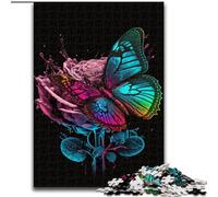Magnifiques Puzzles Papillons pour Adolescents 1000 Puzzles, pour Un Moment de détente à la Maison Chaque pièce est Unique - Jeu Familial Stimulant et Amusant (26 x 38 cm)