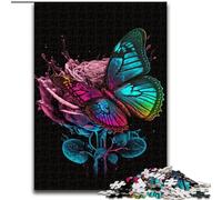 Magnifiques Puzzles Papillons pour Adultes et Adolescents, Jeu Familial Anti-Stress, défi Difficile, Superbes Cadeaux et Jouets (50x75cm)
