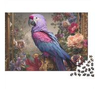 Magnifiques Puzzles perroquets adaptés aux Adolescents et aux Adultes. Cool et Amusant. Extrêmement Stimulant. 500 pièces (52 x 38 cm).