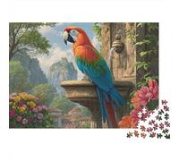 Magnifiques Puzzles perroquets adaptés aux Enfants et aux Adolescents. Très divertissants et stimulants. Renforcent Les Liens. 500 pièces (52 x 38 cm).
