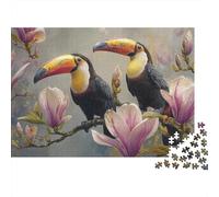 Magnifiques Puzzles perroquets adaptés aux Enfants et aux Adolescents. Très divertissants et stimulants. Renforcent Les Liens. 500 pièces (52 x 38 cm).