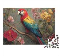 Magnifiques Puzzles perroquets Un Jeu Stimulant pour Les Adolescents et Les Adultes Cool et Amusant Super Stimulant 1000 pièces (75x50cm)