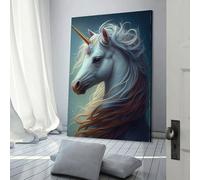 Magnifiques tableaux de salon avec licornes, pour enfants, filles et garçons, cadeau d'anniversaire, art moderne, 60 x 90 cm