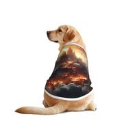 Magnifiques volcanos T-shirts pour chiens - Vêtements pour chiens de grande et moyenne taille - Chemises confortables pour chien, parfaites pour un usage quotidien
