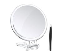 Magnifying Makeup Mirror - Adjustable Rotating Handheld, Beauty Shaving Camping Desk Vanity | Purse Pocket Wall Salon Dorm Daily Use, Rotating Hand Mirror, Travel Makeup Grooming Mirrors Portable