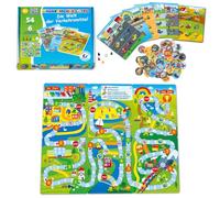 MAGNIKON - Moyen de transport magnétique - Jeu de bingo pour enfants à partir de 3 ans - Jeu de mémoire de loto - 54 aimants - 6 terrains de jeu double face - Jeu éducatif à partir de 3 ans