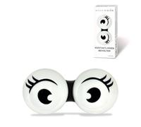 Magnivision Étui à lentilles de Contact avec marquage Gauche et Droite au Design Moderne - Récipient pour Le Rangement hygiénique des lentilles de Contact dures et Souples - Style Amusant