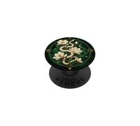 Magnolia Serpent Blanc Céleste Botanique Mystique Nature PopSockets PopGrip Adhésif