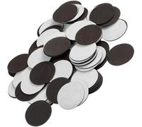 Magnosphere 100 Takkis Carré magnétique rond adhésif - Ø 27 x 0,9mm - 100 Unité - Force 80 g/cm² - Plaquette aimantée autocollante - pour fixer des photos cartes dessins etc. sur des surfaces en fer