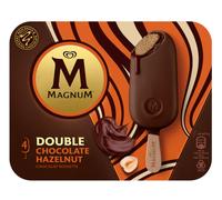 Magnum Bâtonnets glacés Double noisette x4 276 g
