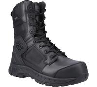 Magnum Bottes Imperméables Spider Exo 8.0 à Enfilage Éclair Latéral Cuir Noir
