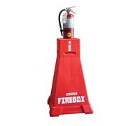 MAGNUM Firebox, Portable Fire Extinguisher Stand, OSHA Compliant, Emergency Fire Extinguisher Safety Station Stand for Construction Jobsites, Easy to Assemble and Disassemble, Holds up to 30 Lbs
