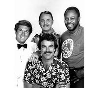 Magnum P.I. (TV) John Hillerman, Tom Selleck, Larry Manett, Roger E. Mosley Photo 25,4 x 20,3 cm