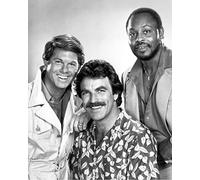 Magnum P.I. (TV) Tom Selleck, Larry Manetti, Roger E Mosley Photo 25,4 x 20,3 cm