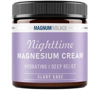 Magnum Solace Lotion au magnésium - Crème de magnésium de nuit - Appliquer sur les jambes, les bras ou la poitrine - Chlorure de magnésium topique - Fabriqué aux États-Unis et sans danger pour les