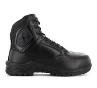 Magnum Bottes de sécurité combat Strike Force 6.0 S3 Noir Étanche Cuir fermeture éclair latérale