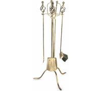 Magnus Couvert de cheminée Z120 ; Dimensions (LxPxH) : 34 cm x 31 cm x 90 cm ; Couleur : or
