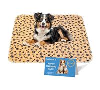 MAGNUS CREATIONS: Lot de 2 tapis de dressage réutilisables pour chien, lavables, très absorbants, séchage rapide, pour voyage, voiture, maison, chiens de taille moyenne et grande (90 x 120 cm)