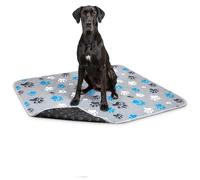 Magnus Creations Tapis de dressage pour chiot lavable à 5 couches | Lot de 2 | Tapis d'urine très absorbant pour chiens | Séchage rapide pour voyage, voiture, maison | 90 x 100 cm | Graffiti Paw