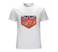 Magnus Walker Urban Outlaw Vintage Logo Men White T-Shirt Print Unisex Cotton Tee Shirt L