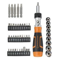 Magnusson Lot de 46 tournevis et embouts à cliquet