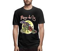 Mago Metal De Music Oz Band T Shirt Homme Mode Tee Coton Lâche Manches Courtes Vêtements Noir, Band3, L