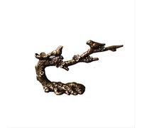 Magpie en cuivre Antique Plum Blossom Stra Stumt Ornaments Brass Bird Tree Figurines Accessoires Access