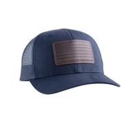 Magpul Trucker Hat Snap Back Baseball Cap, One Size Fits Most Casquette, Patch en Cuir Standard Bleu Marine, Taille Unique Mixte