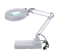Magrand, 3X / 5X / 8X / 10x LED 127 mm loupe, Hands Free Free avec LED Lampe Stand Hauteur Tableau de Table sur la Longer Aqiong