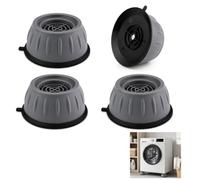 Magrimaxio Lot de 4 pieds de machine à laver, coussinets anti-vibrations, amortisseurs et antidérapants pour machine à laver et sèche-linge, bruits et vibrations