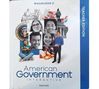Magruder's American Government Interactive, Teacher's Edition