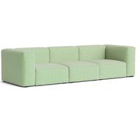 Mags Soft Sofa 3-places Combination 1 Hay Tissu Tartaglia vert/blanc avec point beige - 5710441375029