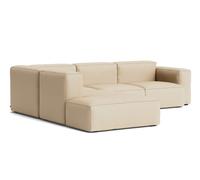 Mags Soft Sofa Corner Combination 2 low Accoudoir gauche Hay Tissu Hallingdal 220 avec couture beige - 5710441375937