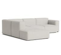 Mags Soft Sofa Corner Combination 2 low Armrest à gauche Hay Tissu Story 102 avec couture beige - 5710441435259