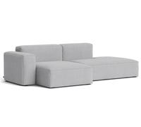 Mags Soft Sofa Low 2,5-places Combination 3 avec accoudoir à gauche Hay tissu Linara 443 avec couture beige - 5710441372752