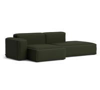 Canapé 2,5 Places HAY Mags Soft Low Combinaison 3 Gauche Maglia Vert Foncé