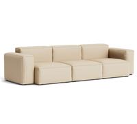 Mags Soft Sofa Low armrest 3-places Combination 1 Hay Tissu Hallingdal 220 avec couture beige - 5710441374435