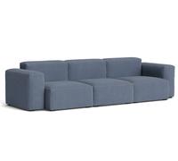 Mags Soft Sofa Low armrest 3-places Combination 1 Hay Tissu Linara 198 avec couture beige - 5710441373834