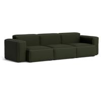 Canapé 3 Places HAY Mags Soft Low, Combinaison 1 Maglia Vert Foncé