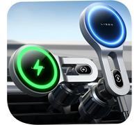 Magsafe 15 W Magsafe Car Phone Holder, 30 Powerful N55 Magnets - Induction Car Charger - Wireless Car Charger For Iphone 15 Samsung